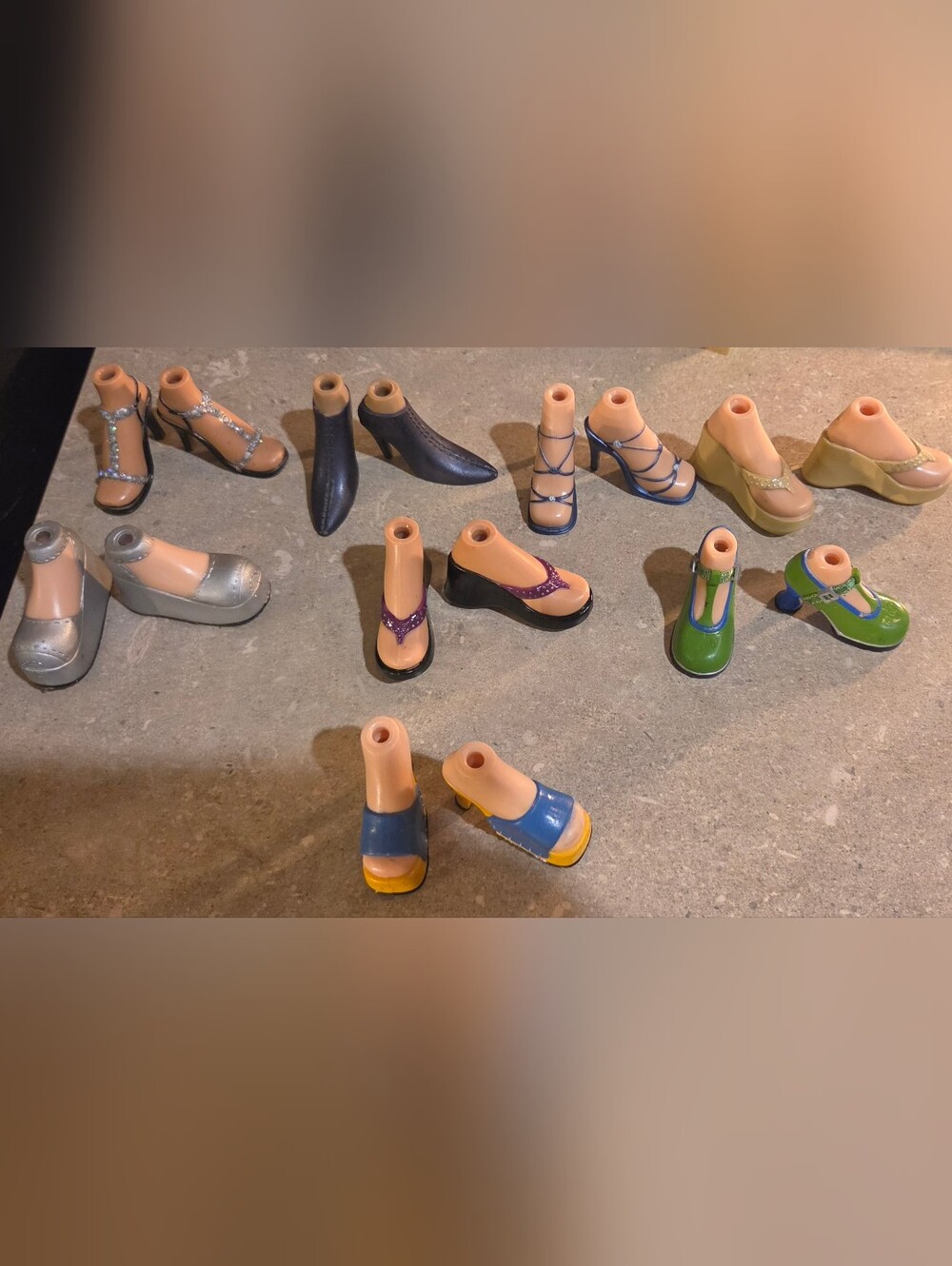 Bratz Feet - LOT 3 HEELS